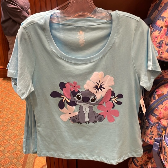Disney Tops - Disney Parks Stitch Scoop Neck T Shirt